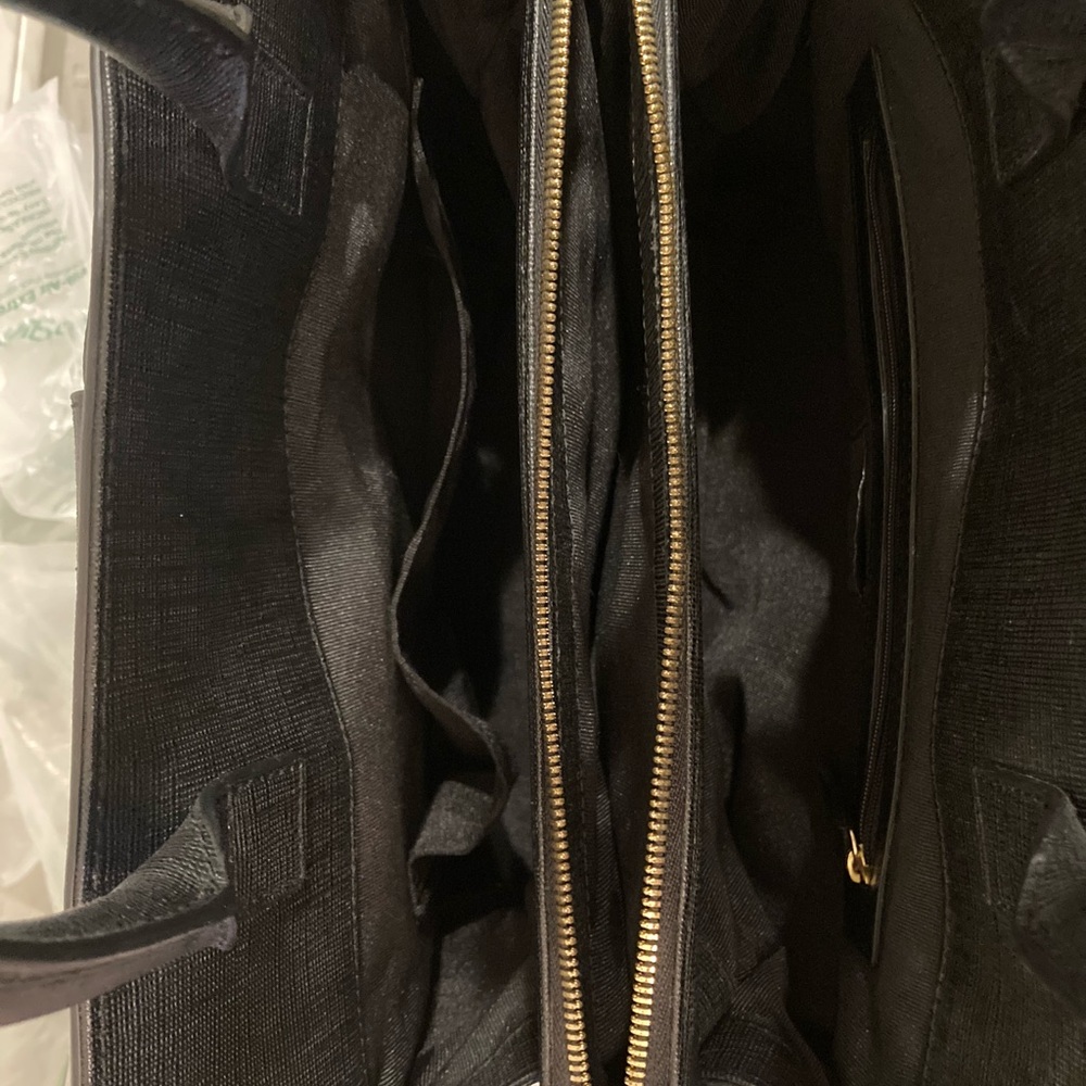 ZAC POSEN Black Large Shirley Bow Purse w/dust bag. Great condition. 🌸 - Picture 7 of 11